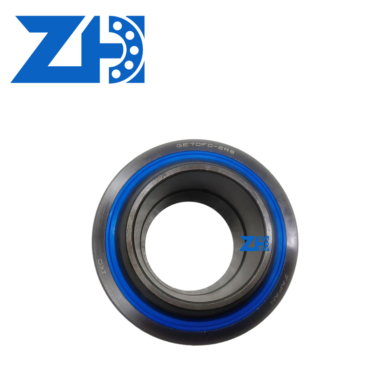 GE70F0-2RS Σφαιρικό αρθρωτό ρουλεμάνιο υψηλής χωρητικότητας φορτίου Αυτοβλέψιμο για χαμηλής ταχύτητας γωνιακή αυτοδιαστολή