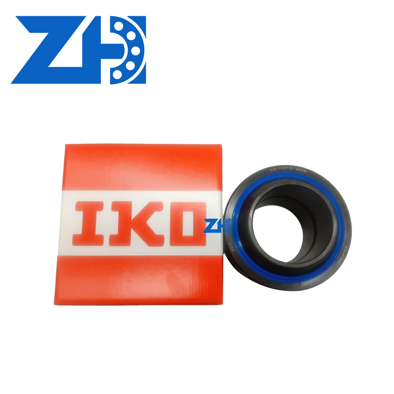 GE70F0-2RS Σφαιρικό αρθρωτό ρουλεμάνιο υψηλής χωρητικότητας φορτίου Αυτοβλέψιμο για χαμηλής ταχύτητας γωνιακή αυτοδιαστολή
