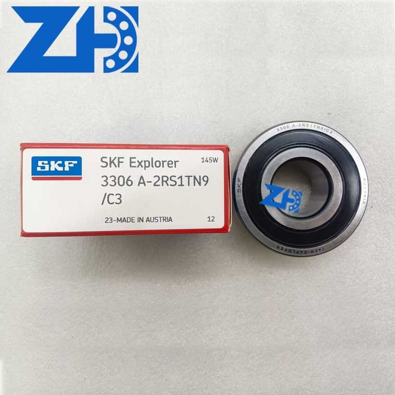 3306A-2RS1TN9/C3 γωνιακά ρουλεμάνια επαφής χρησιμοποιούνται σε ρουλεμάνια εξοπλισμού αντλίας, ρουλεμάνια συμπίεσης, ρουλεμάνια κινητήρα, ρουλεμάνια φυγοκέντρωσης και συσκευές μεταφοράς για αυτοματοποιημένες γραμμές παραγωγής.