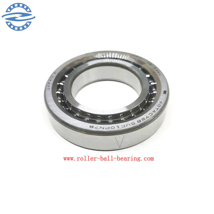 40TAC72BSUC10PN7B γωνιακό μέγεθος 40x72x15mm εμπορικών σημάτων ένσφαιρου τριβέα επαφών 40TAC72 ZH